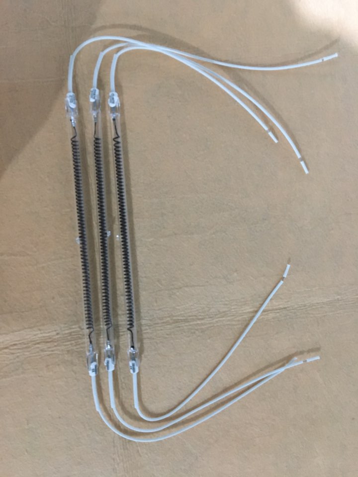 Carbon fiber Heat lamp quartz tube