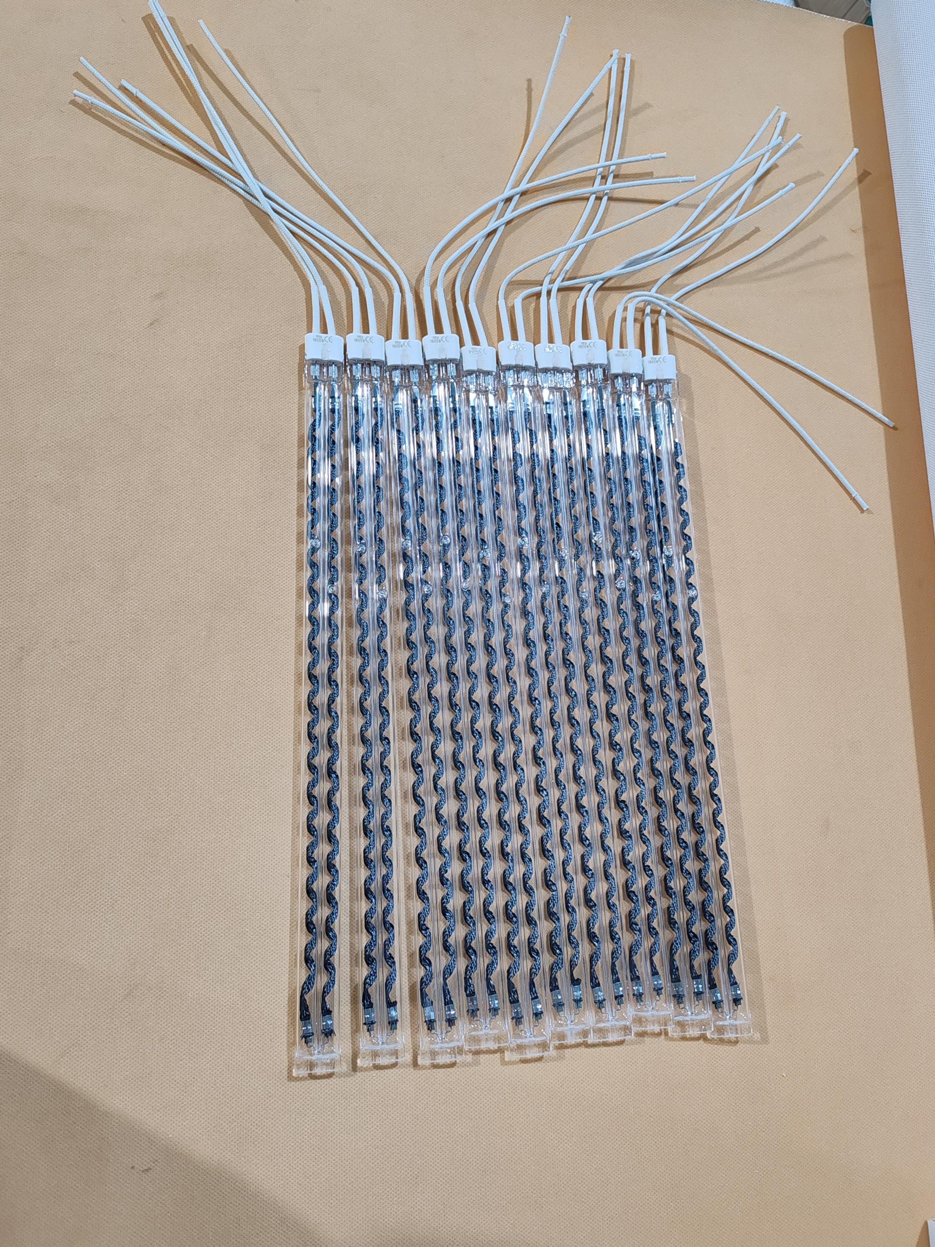 600mm 1300w infraröd kolfiber värmelampa elektrisk infraröd värmelampa