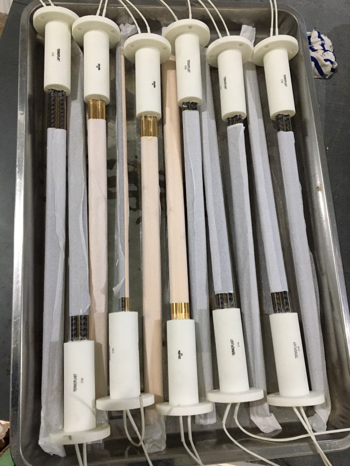 220v 1000w Clear IR Carbon Fiber Heating Lamp for Laminating Machine
