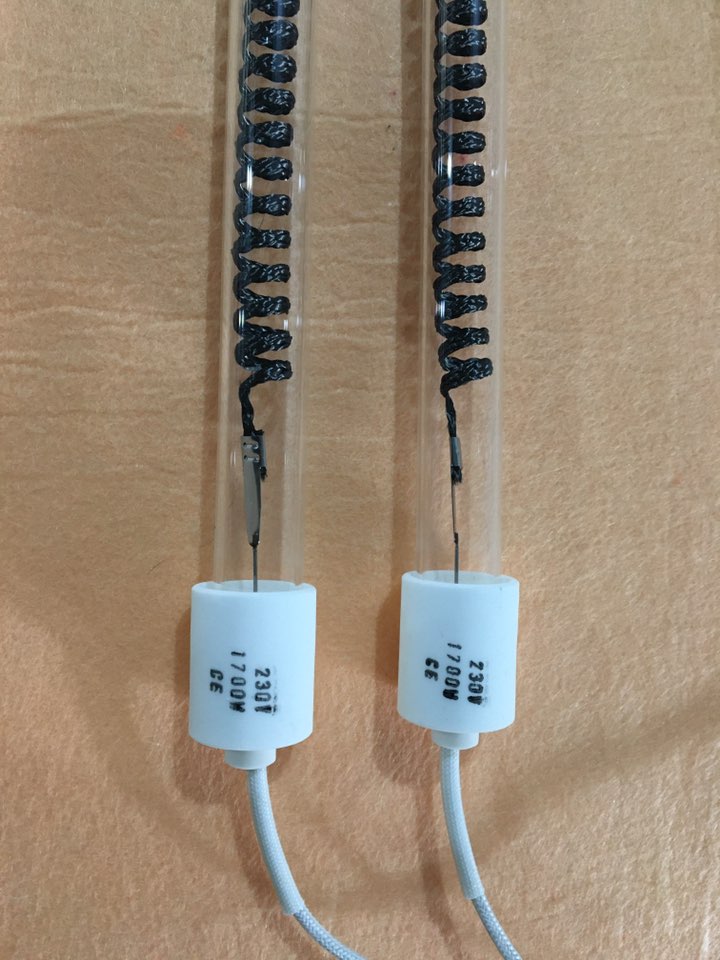 220V 500W M formad kolfibers infraröd värmlampa