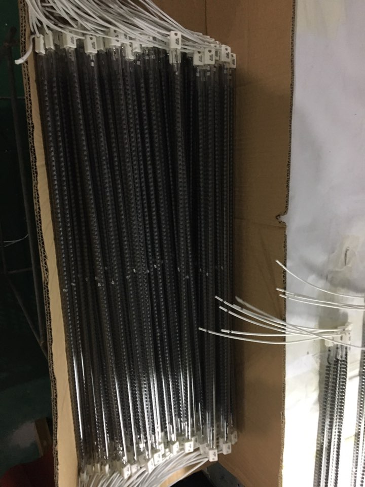 1000 mm 1500 W kolfiberinfraröd värmelampa